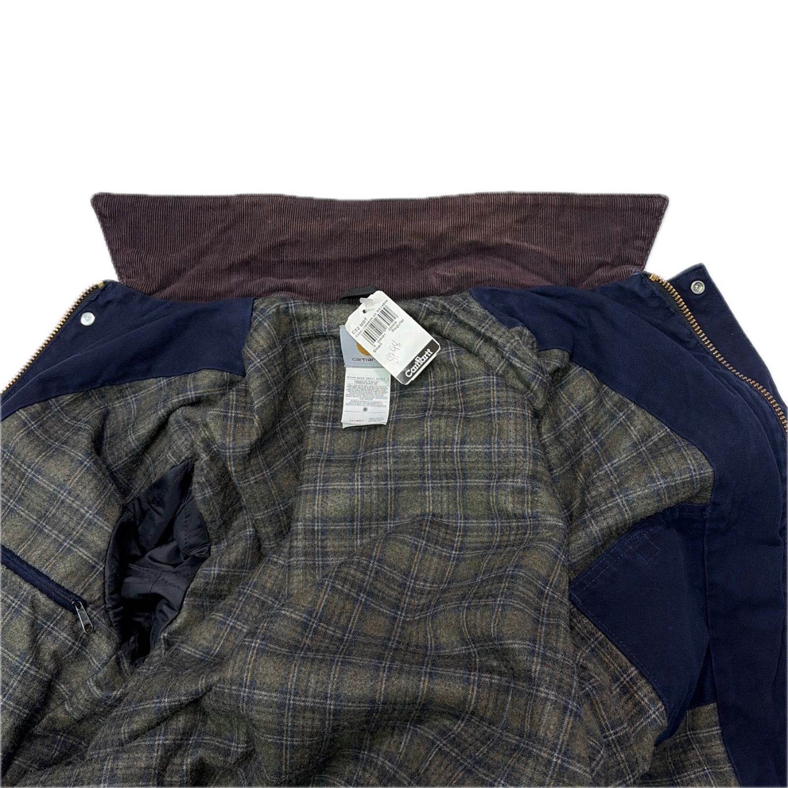 デッドストック 00s カーハート C52MDT ダック ワーク ジャケット 紺