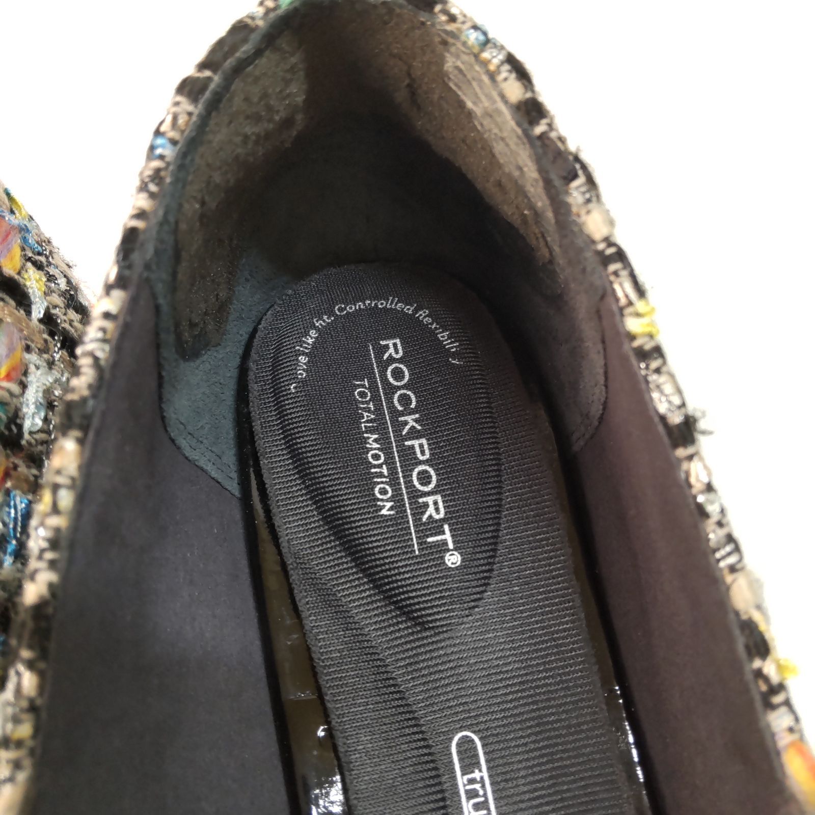 ROCKPORT ロックポート フラットシューズ ポインテッドトゥ ツイード