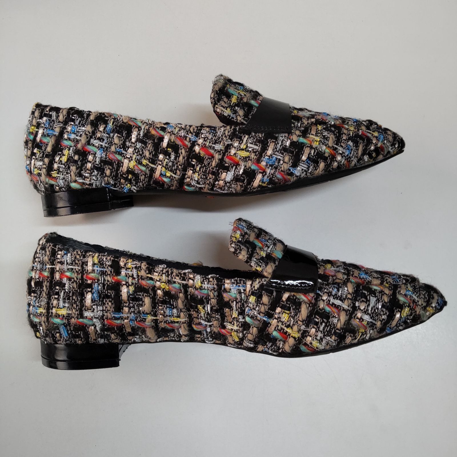 ツイード　フラットパンプス　ROCKPORT ツイードフラットパンプスROCKPORT