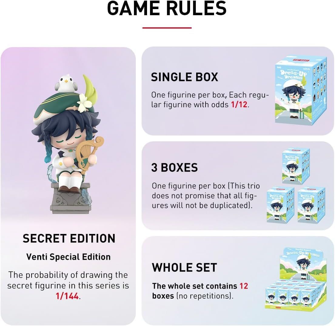 POP MART 原神 ドレスアップ ドリーム ちびシリーズ【アソートボックス