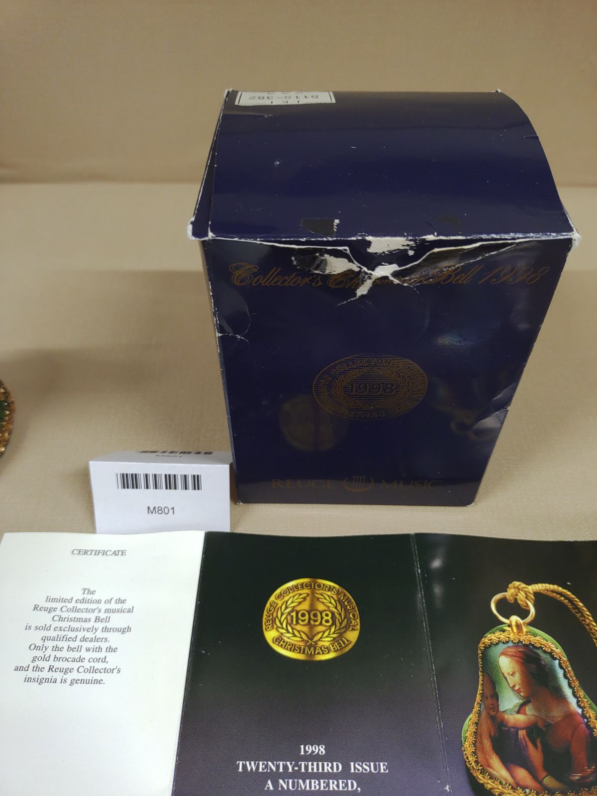 REUGEリュージュ クリスマスベル1998 オルゴールベル』MC1-07