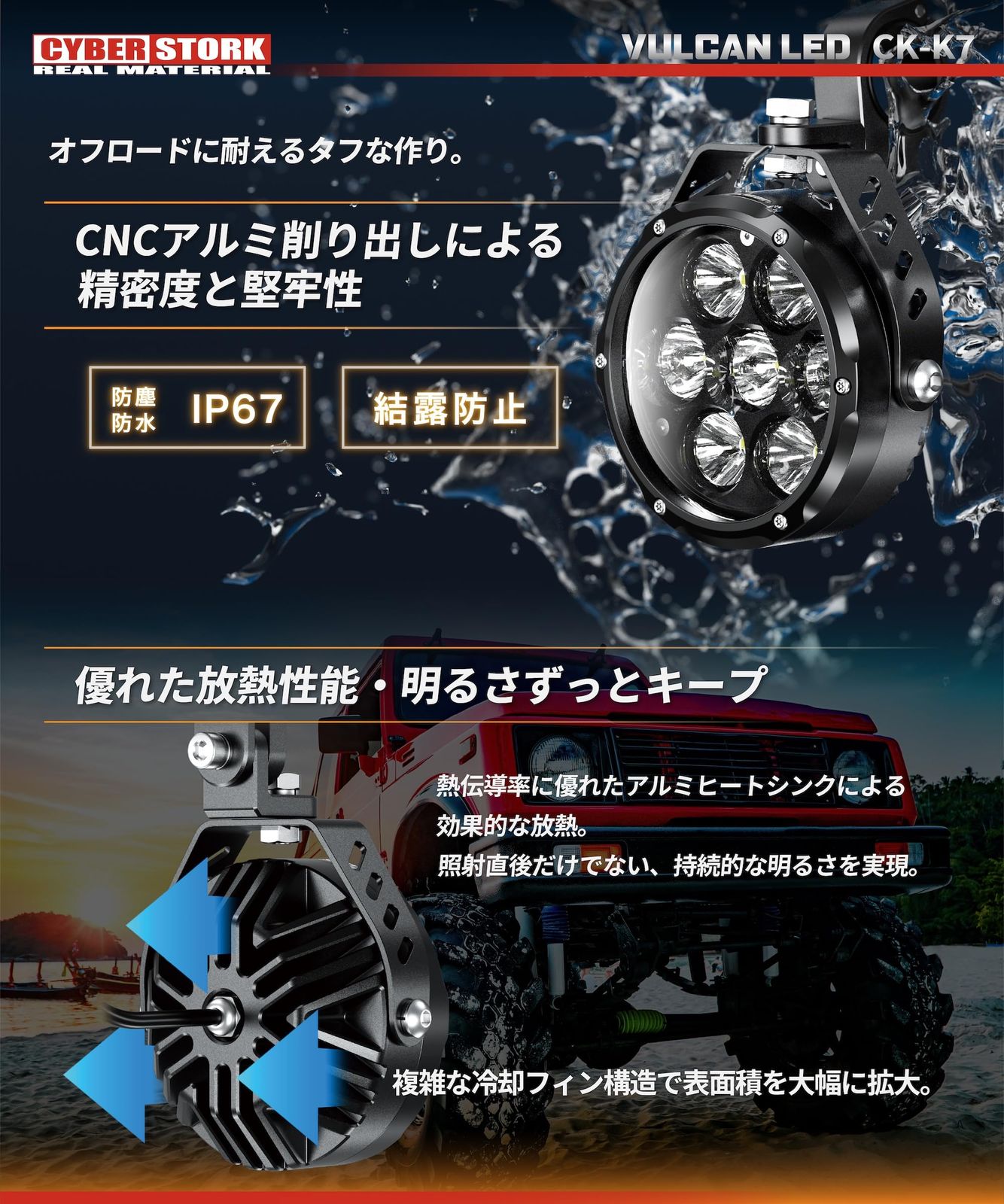 日本メーカー 雪でも暗くならない CYBERSTORK | LEDワーク LEDワーク