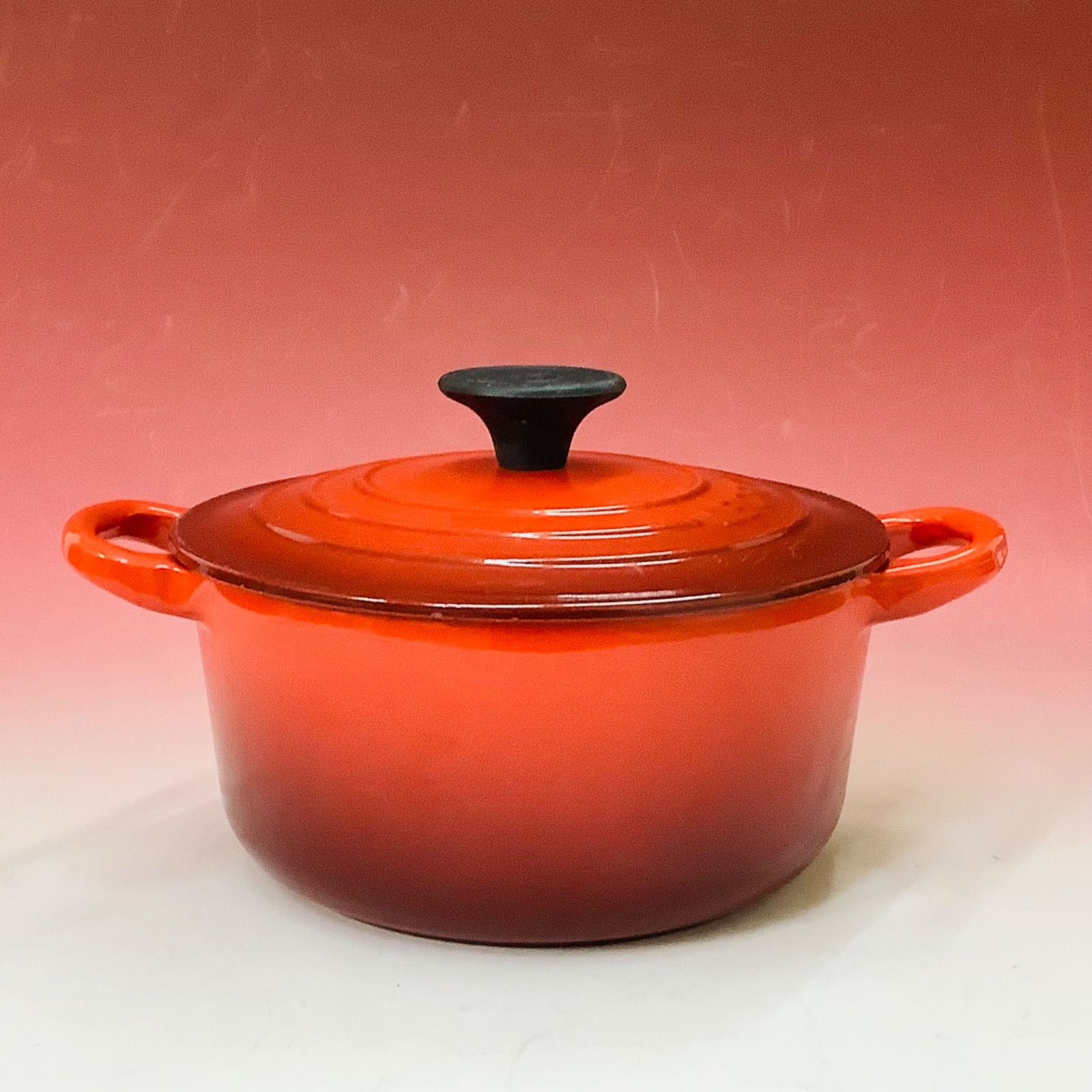 未使用品 鍋 ル・クルーゼ LE CREUSET 16cm. チェリーレッド - メルカリ