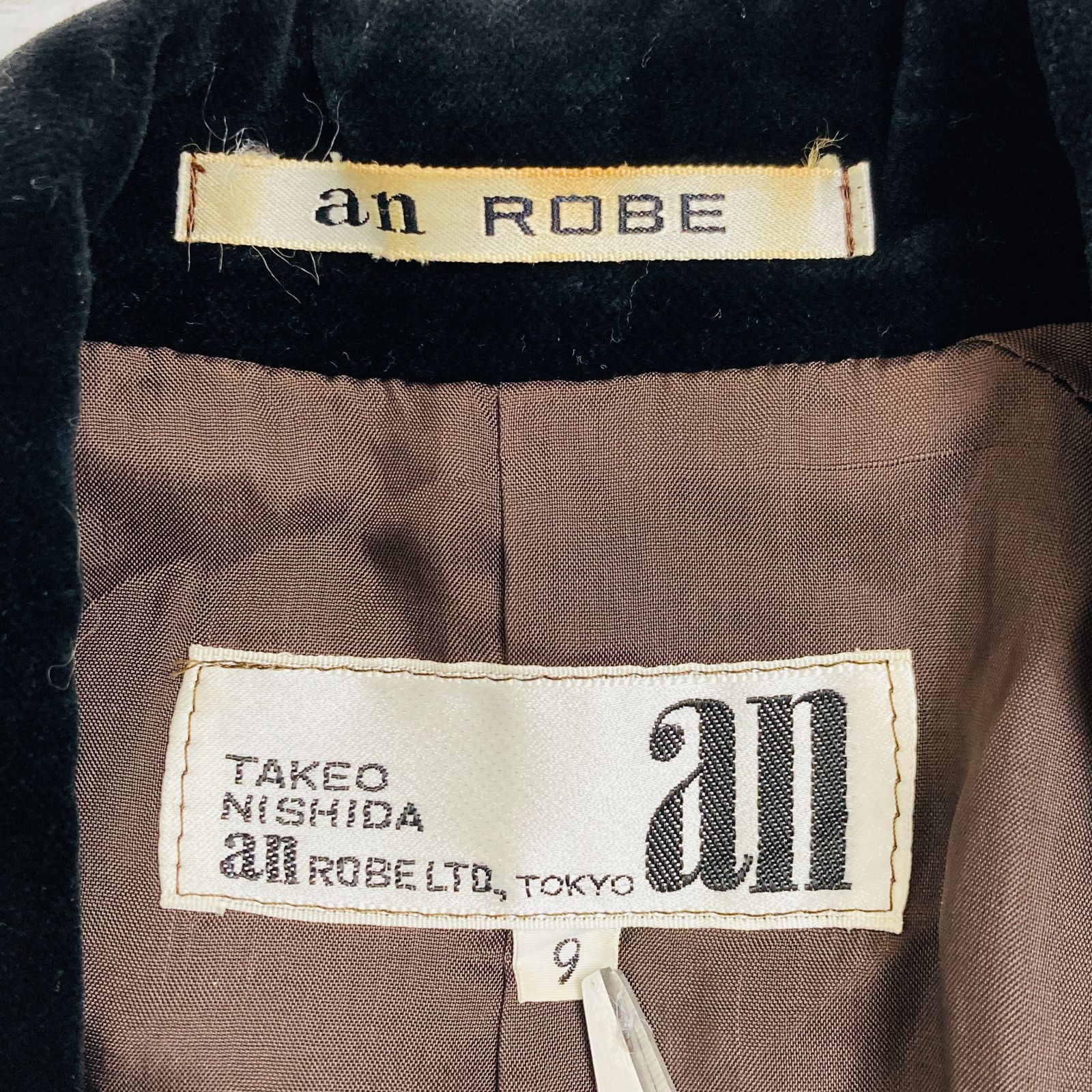 TAKEO NISHIDA タケオ ニシダ ジャケット ダブルブレストチェック柄 