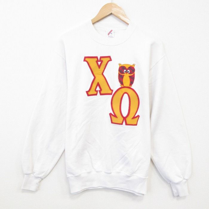 M☆古着 ジャージーズ 長袖 スウェット メンズ 80年代 80s クマ