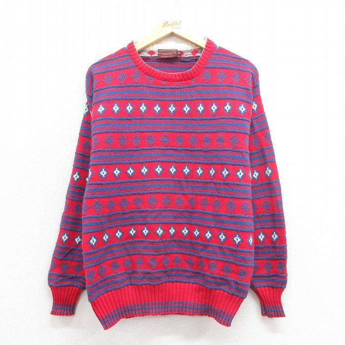 M/古着 ラルフローレン チャップス 長袖 ブランド セーター メンズ 80