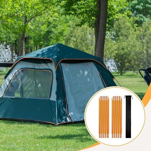 テントポール 2本セット 8.5mm 3.2m アルミ合金製 軽量 頑丈 テント