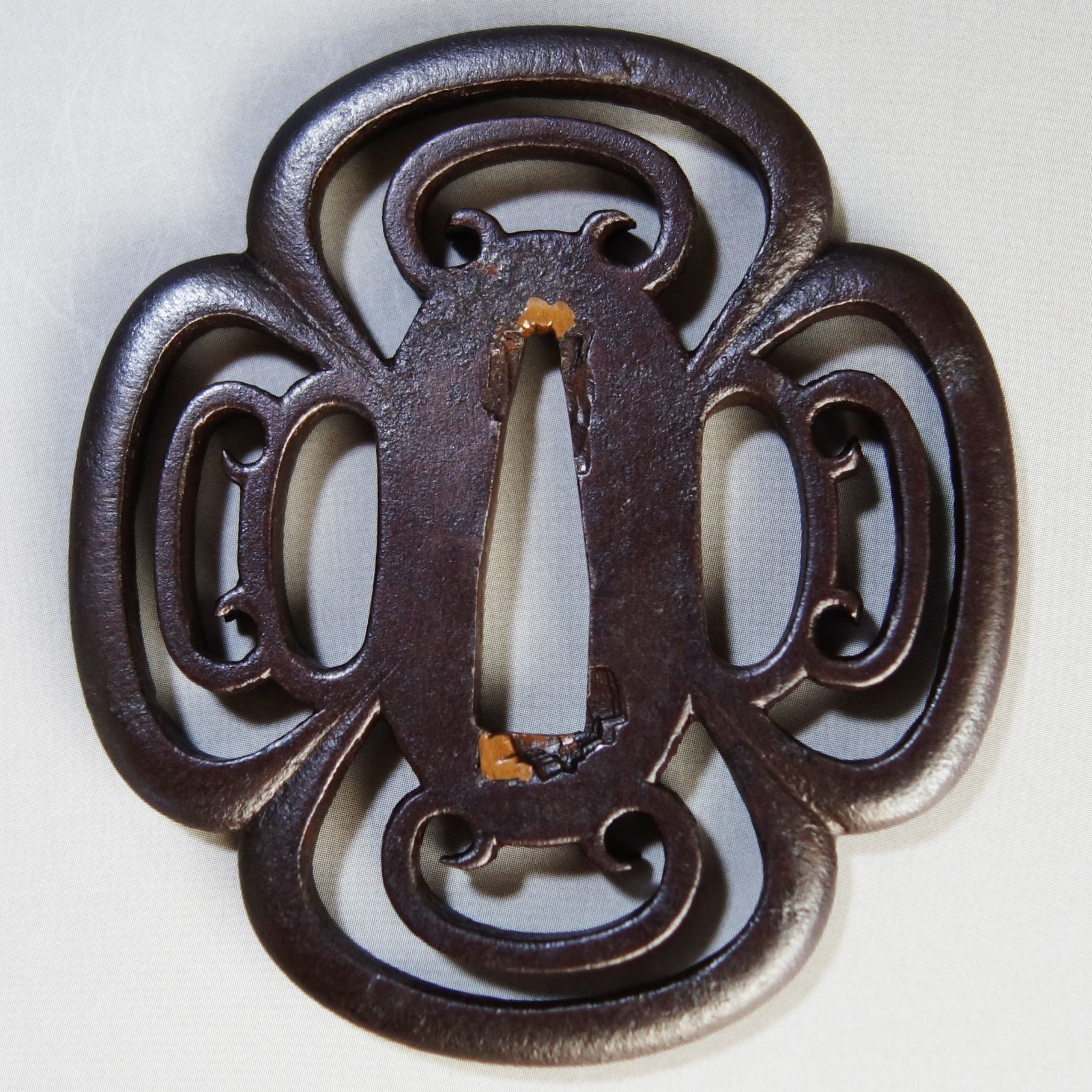 B-56 鍔　鉄地　武具　刀装具　日本刀　骨董品　時代物　美術品　工芸品 B-56 鍔 鉄地 武具 刀装具 日本刀 骨董品 時代物 美術品 工芸