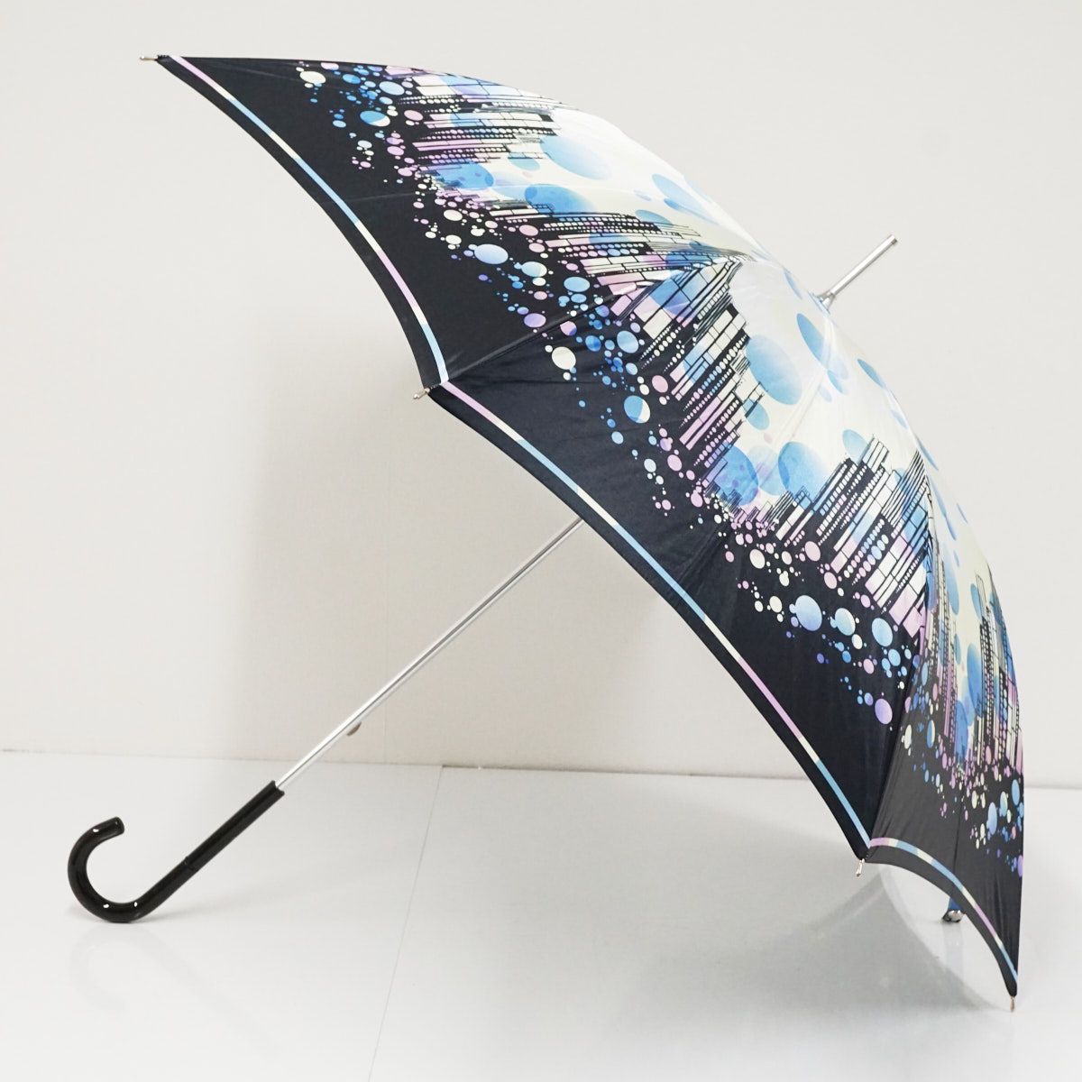 傘 Kanematsu 銀座かねまつ USED品 建物 風景 イラスト ドット