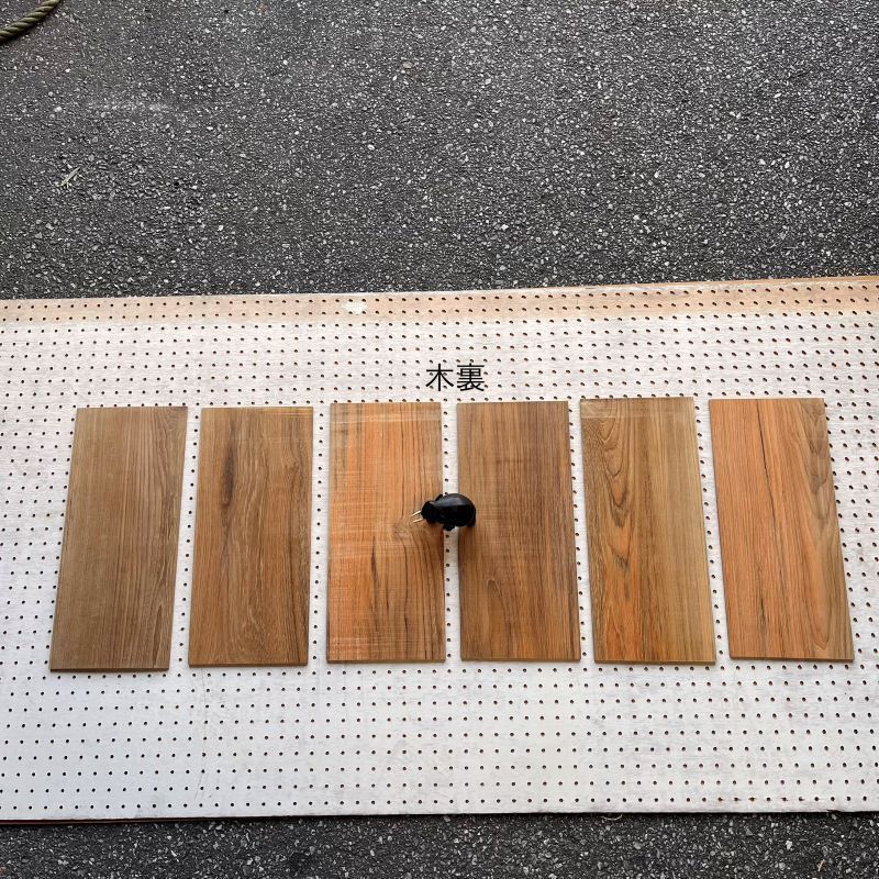  チーク セット TKM-02 ×5 mm 一枚板 銘木 木材 端材 DIY 天然木 無垢材 木材 材料 資材