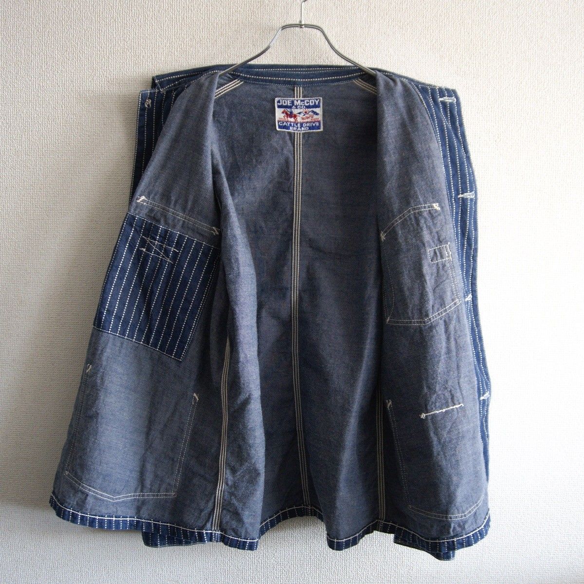 美品】JOE McCOY【8HOUR UNION ウォバッシュ カバーオール】 M 