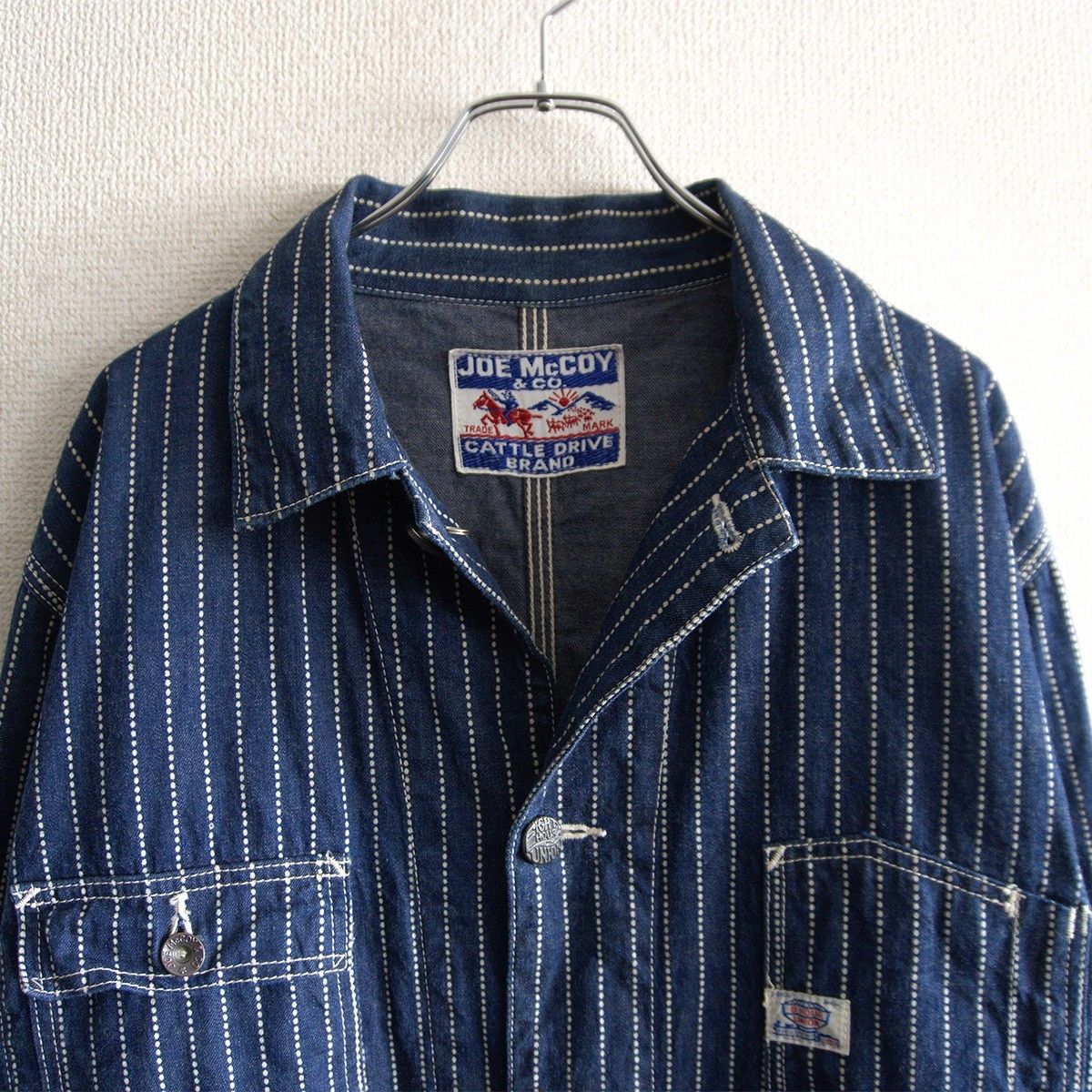 美品】JOE McCOY【8HOUR UNION ウォバッシュ カバーオール】 M 