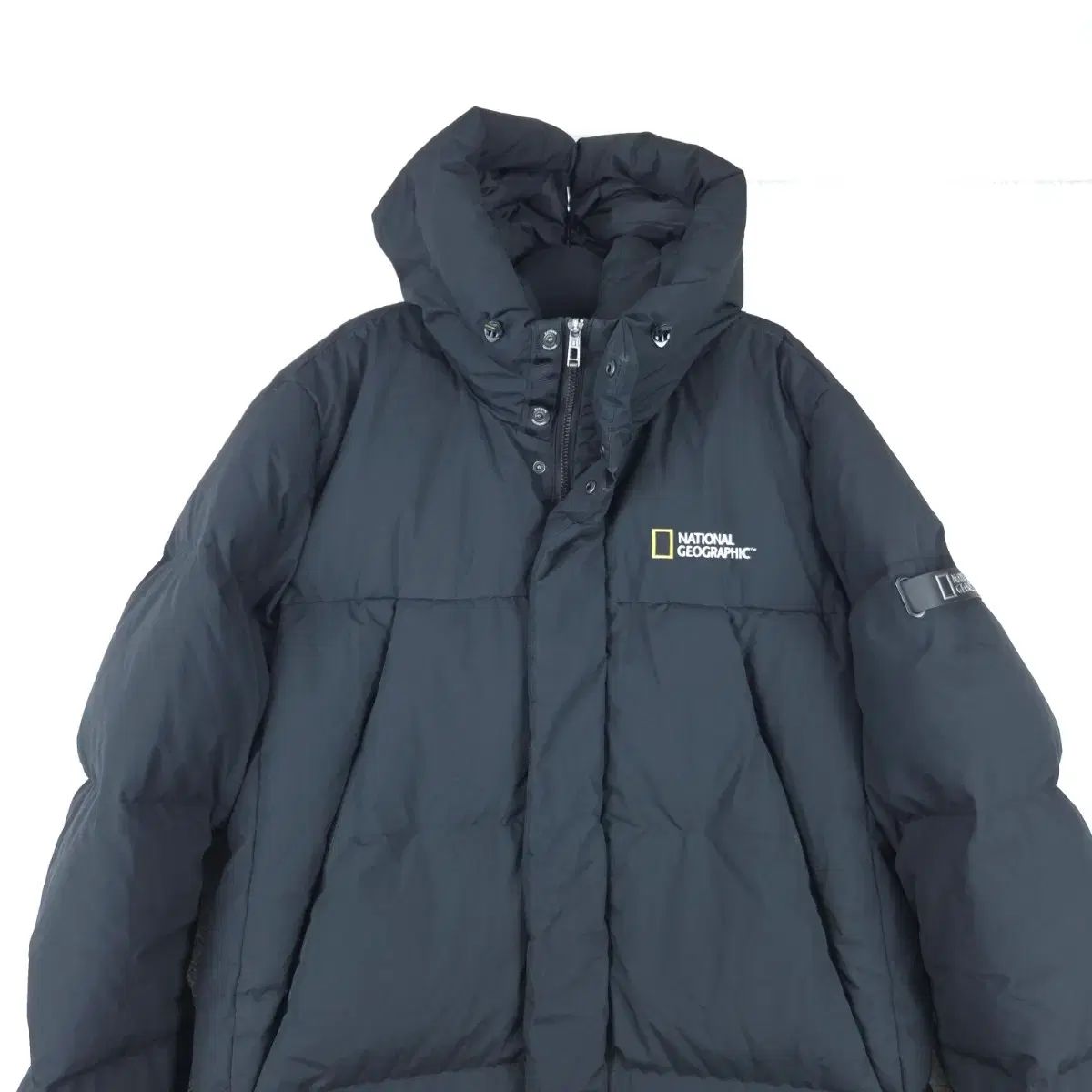 ナショナルジオグラフィック メンズ ブラック グース ダウンジャケット
