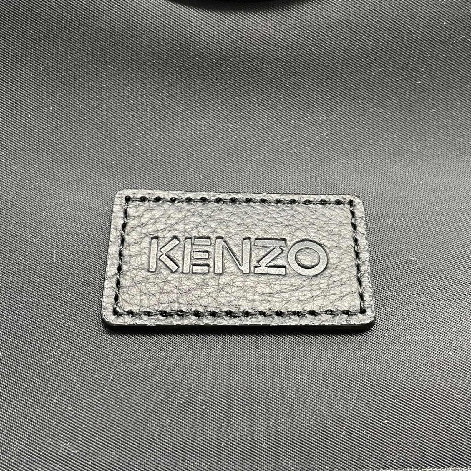 KENZO　ケンゾー　ドクターバッグ　ボストンバッグ　ダレスバッグ型 BN7465□KENZO ケンゾーレザー×ナイロン 2WAY ボストンバッグ ダレス