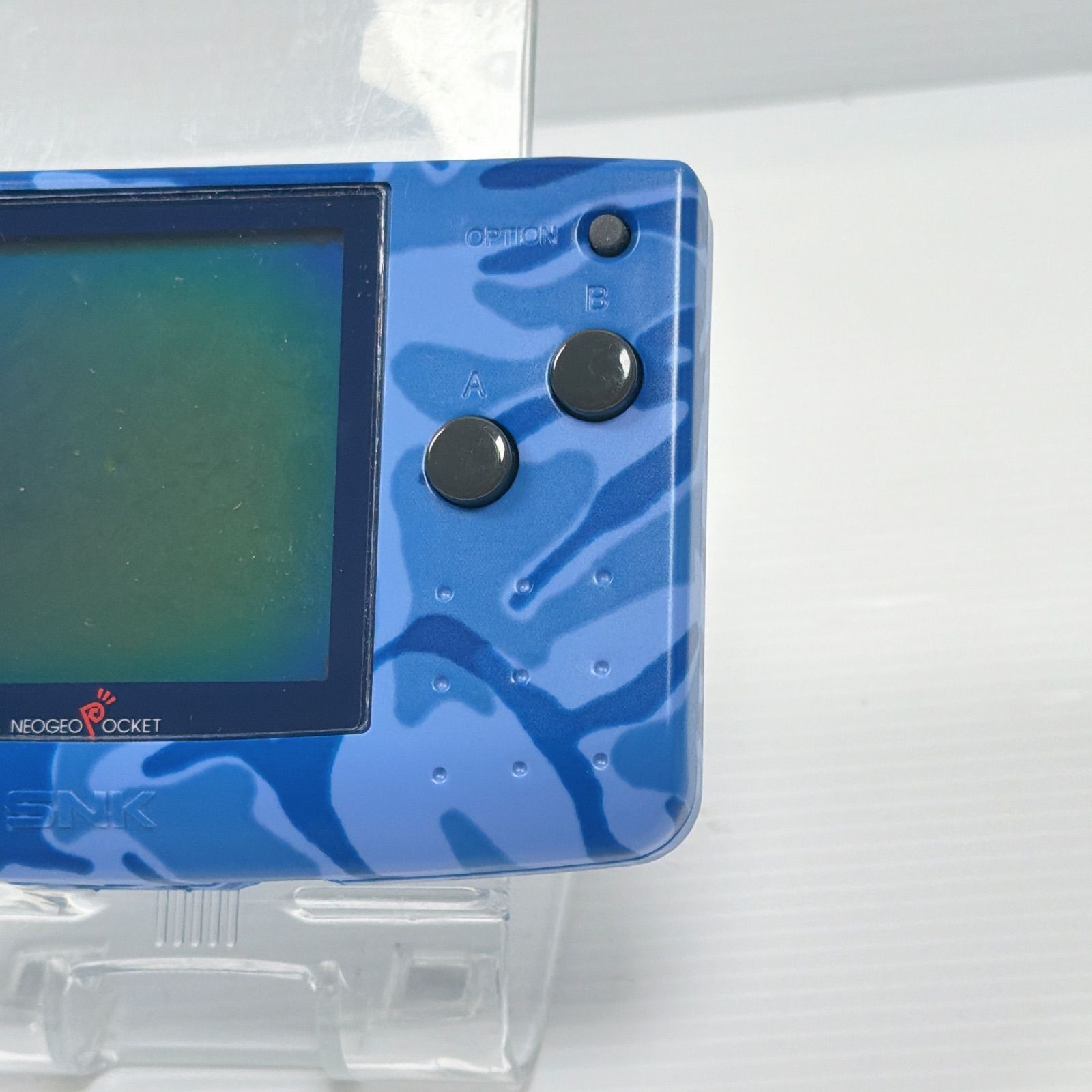 SNK ネオジオポケット 青迷彩 カートリッジ付き SNK ネオジオポケット 青迷彩 カートリッジ付き 希少 NEOGEO POCKET 青