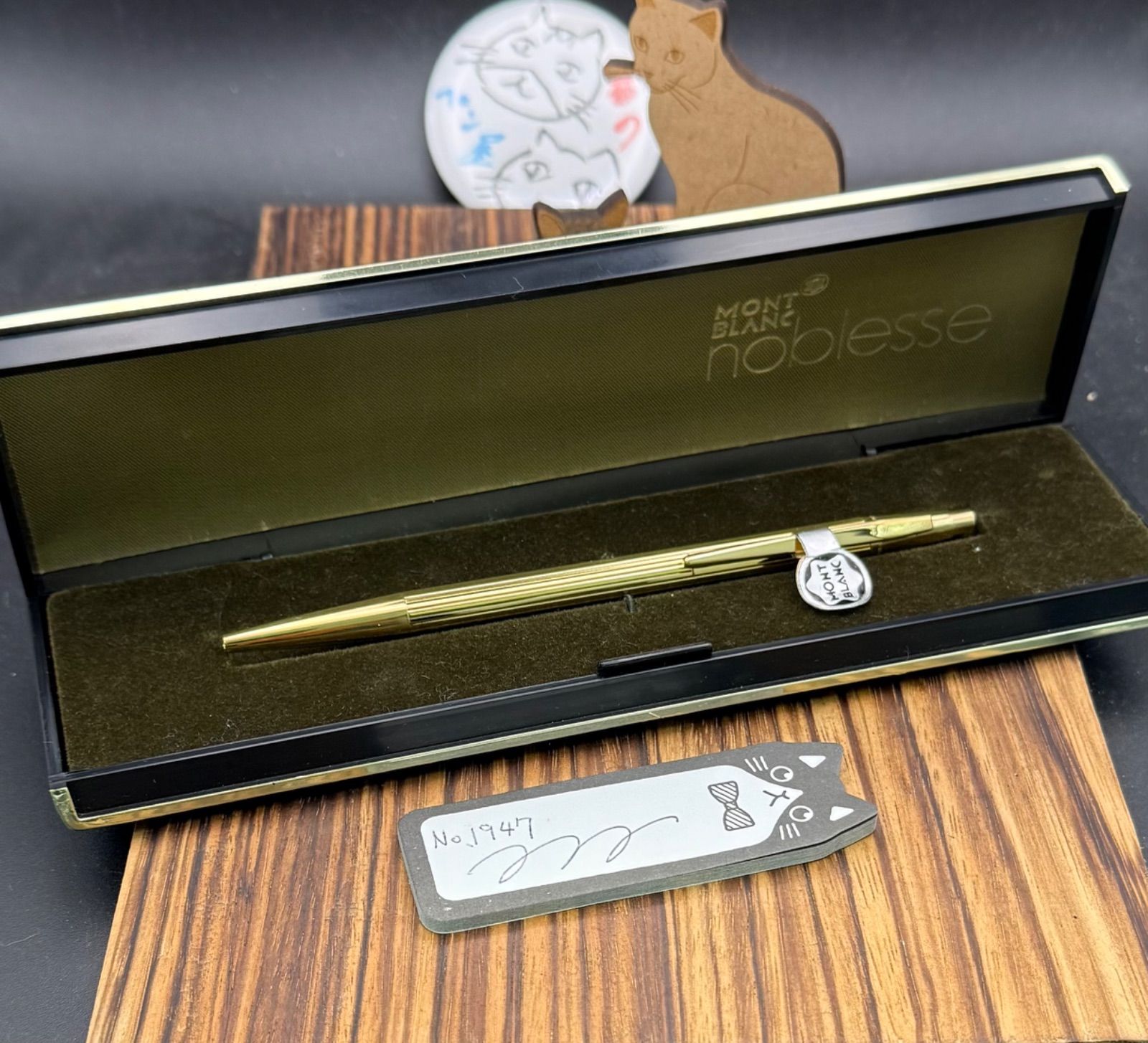 ボールペン Nobless NO 1947 20 K張 デットストック 猫のペン屋