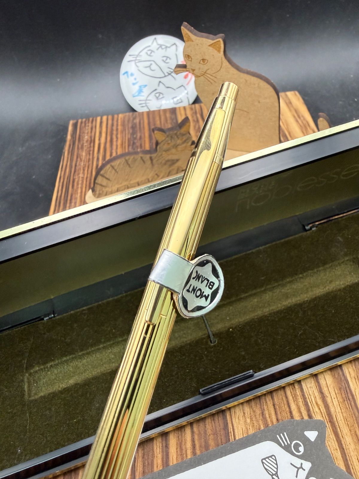 ボールペン Nobless NO.1947 20 K張 デットストック 猫のペン屋