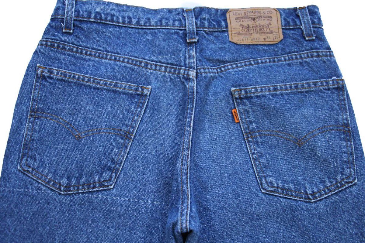 80s USA製 Levi'sリーバイス 517 デニムパンツ W33 L33☆110 ブーツ