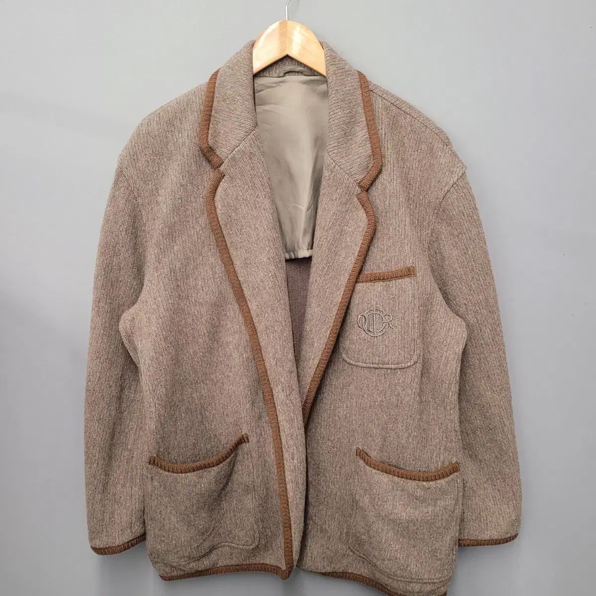 クリスチャン ディオール 80-90's ウール ニット ジャケット - メルカリ