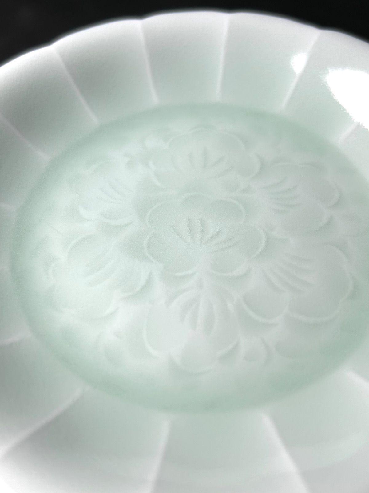 深川製磁　和皿揃　笹青磁　5号皿揃　百年庵　5枚 幽玄】深川製磁 百年庵 笹青磁 5号鉢 共箱 皿 平皿 - メルカリ