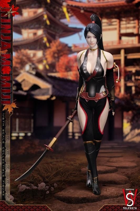 SWTOYS 1/6 忍者 モミジ ブラック版 未開封新品 FS076 Ninja Momiji