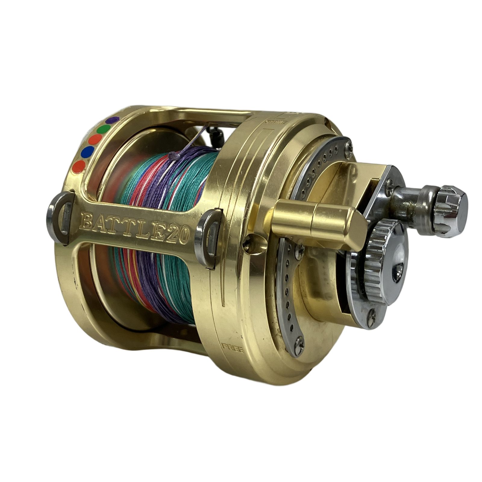 ALLIGATOR Battle20 リール ゴールド 大型 ベイトリール 釣具 釣り