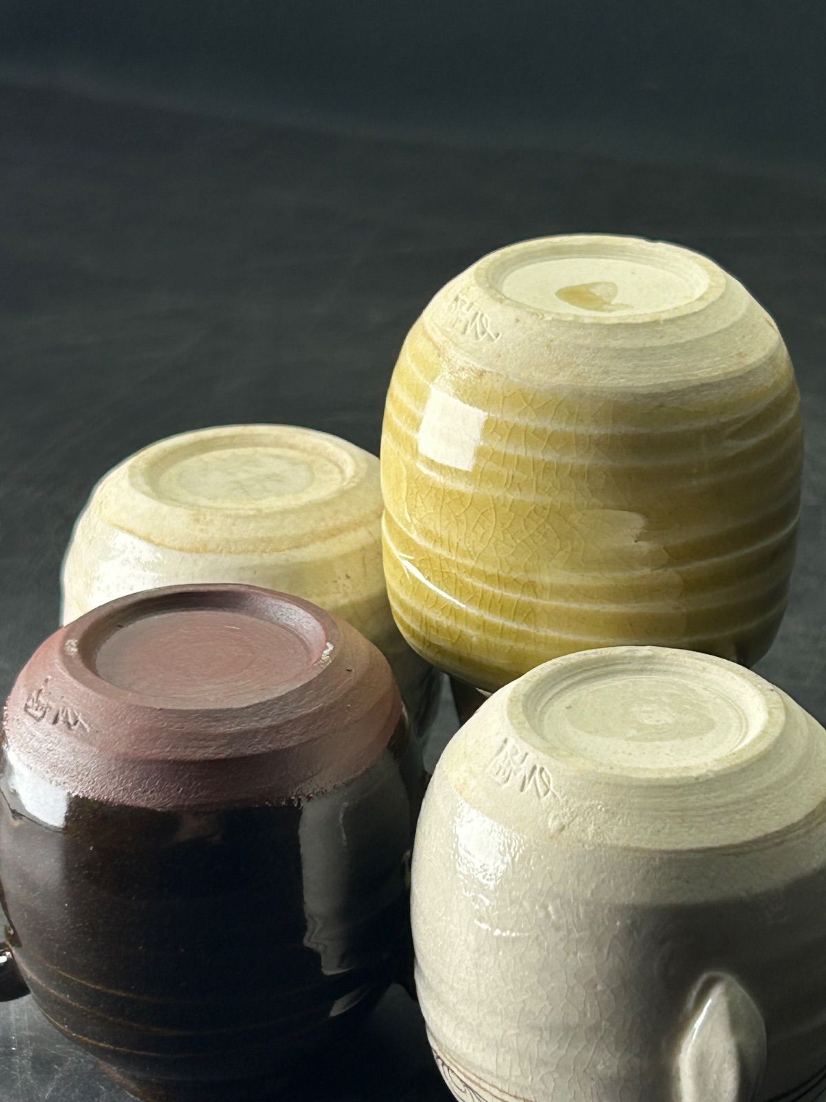 幽玄】瀬戸四滴茶入 加藤五陶 共箱 茶道具 茶器 茶入り - メルカリ