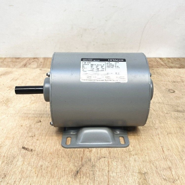 HITACHI/日立 TO-K200W-4P-200V 0.2kW/1/4馬力三相200V 4極 全閉外扇型