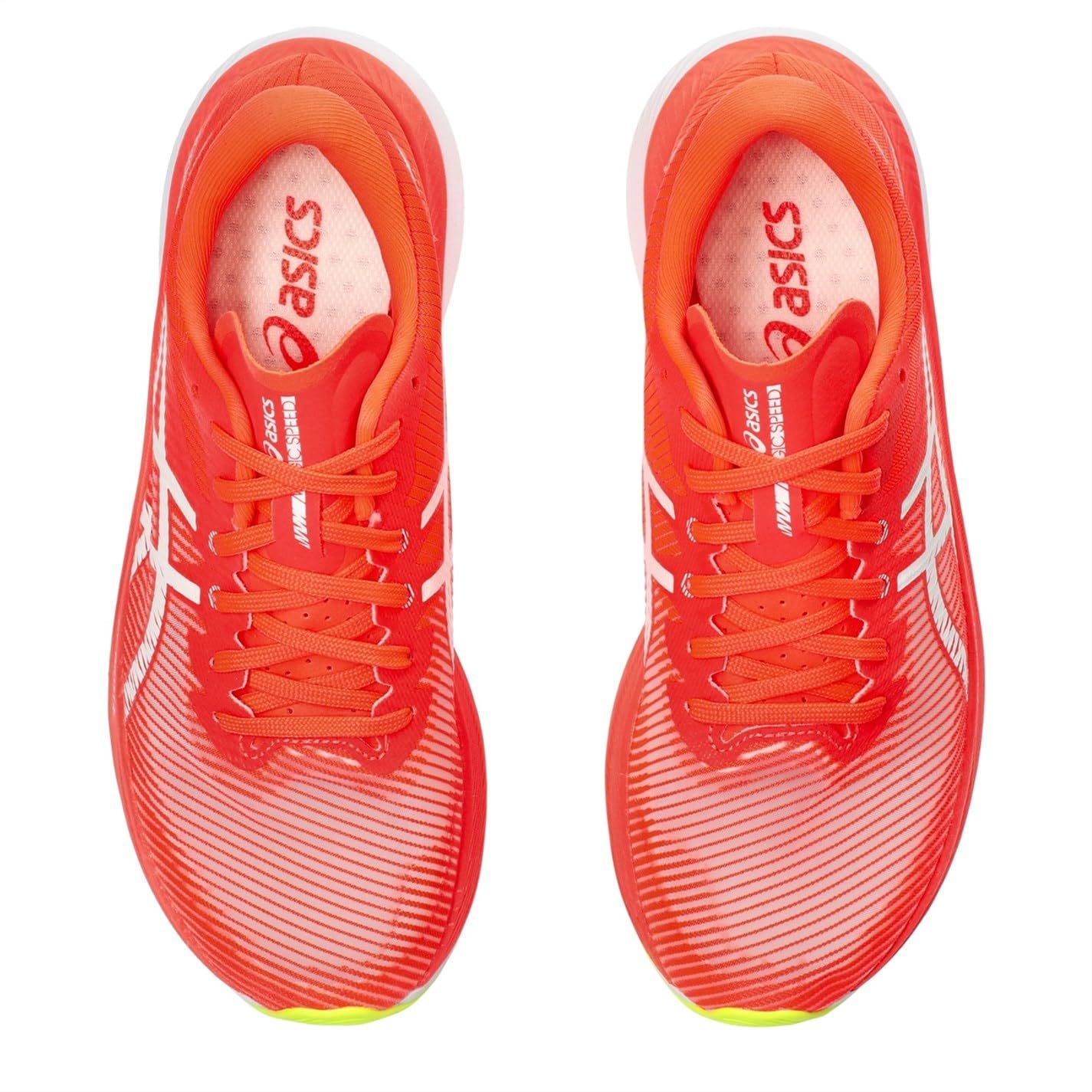  アシックス ランニングシューズ MAGIC SPEED 3 レディース 600 サンライズ レッド|ホワイト 25.0 cm E トレイルランニングシューズ アウトドアシューズ