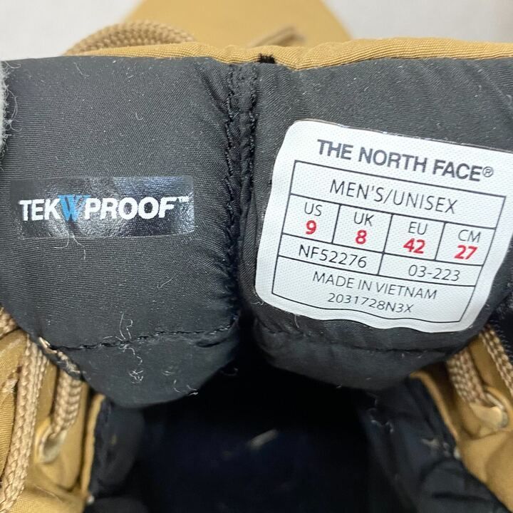  THE NORTH FACE HumpBack WP Chukka NF 52276 スノー ブーツ 27 cm ブラウン メンズ 靴 アウトドアチェア小物 スノーブーツ アウトドアシューズ