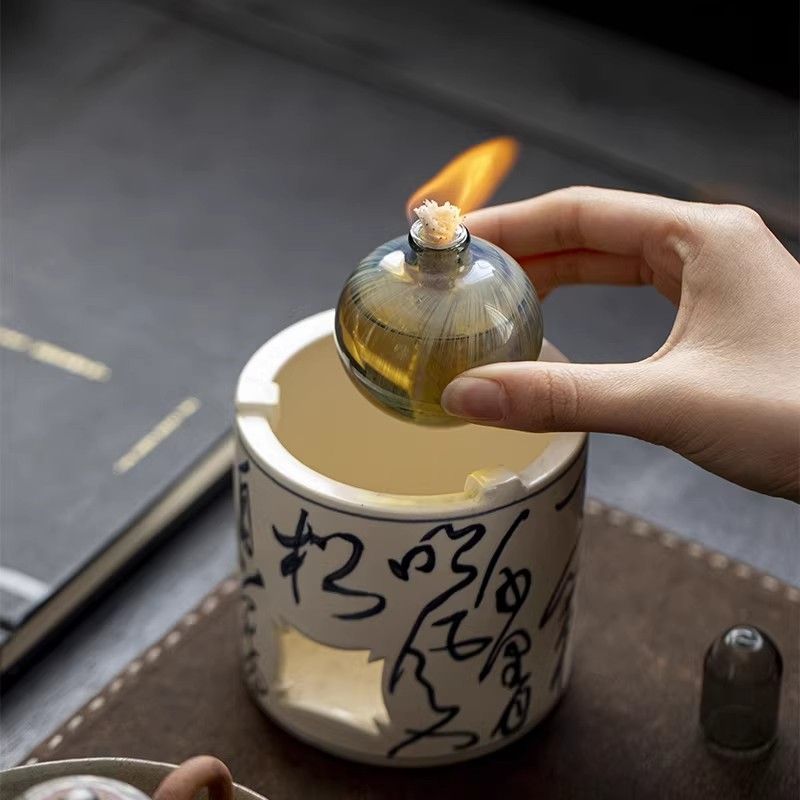 ガラス製 アルコールランプ 容器 3色選べる - メルカリ