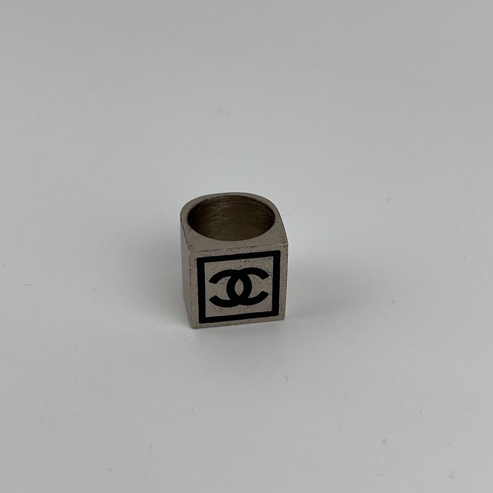 中古】CHANEL シャネル ココマーク アクセサリー リング スクエア