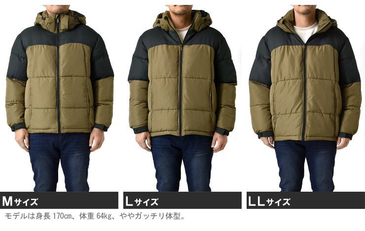 中わたジャケット 《31ミックスチャコール》新品 未使用 メンズ ミドル