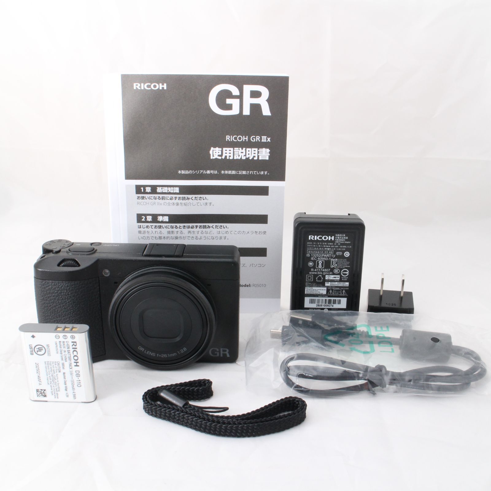 707☆新品級・ショット数97回☆RICOH GR IIIx - メルカリ
