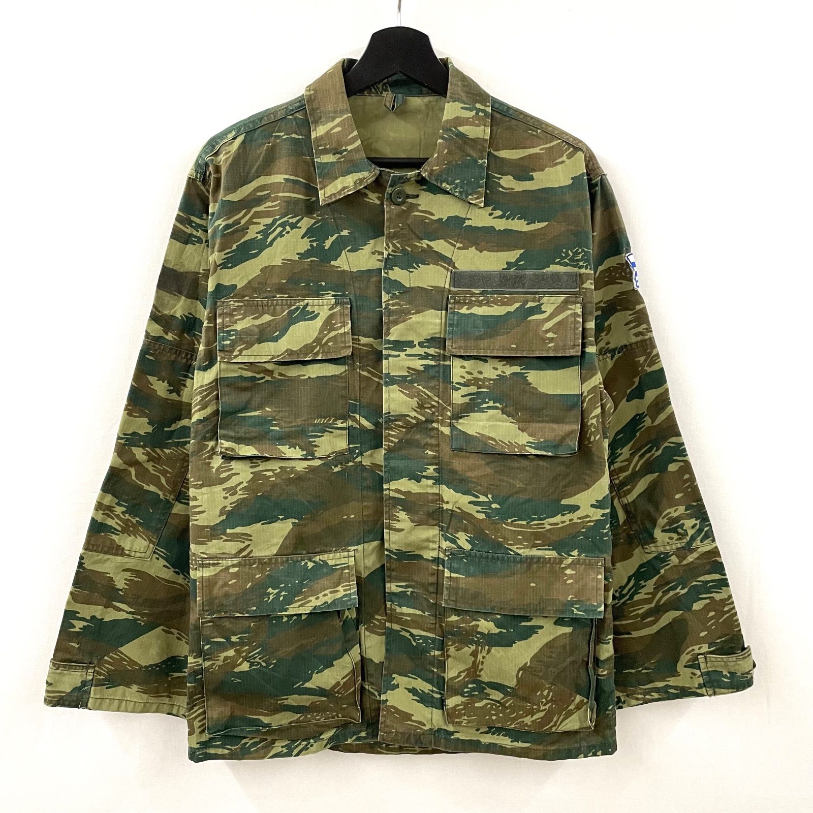 ギリシャ軍 MILITARY フィールドジャケット リザードカモ 迷彩 シャツ 