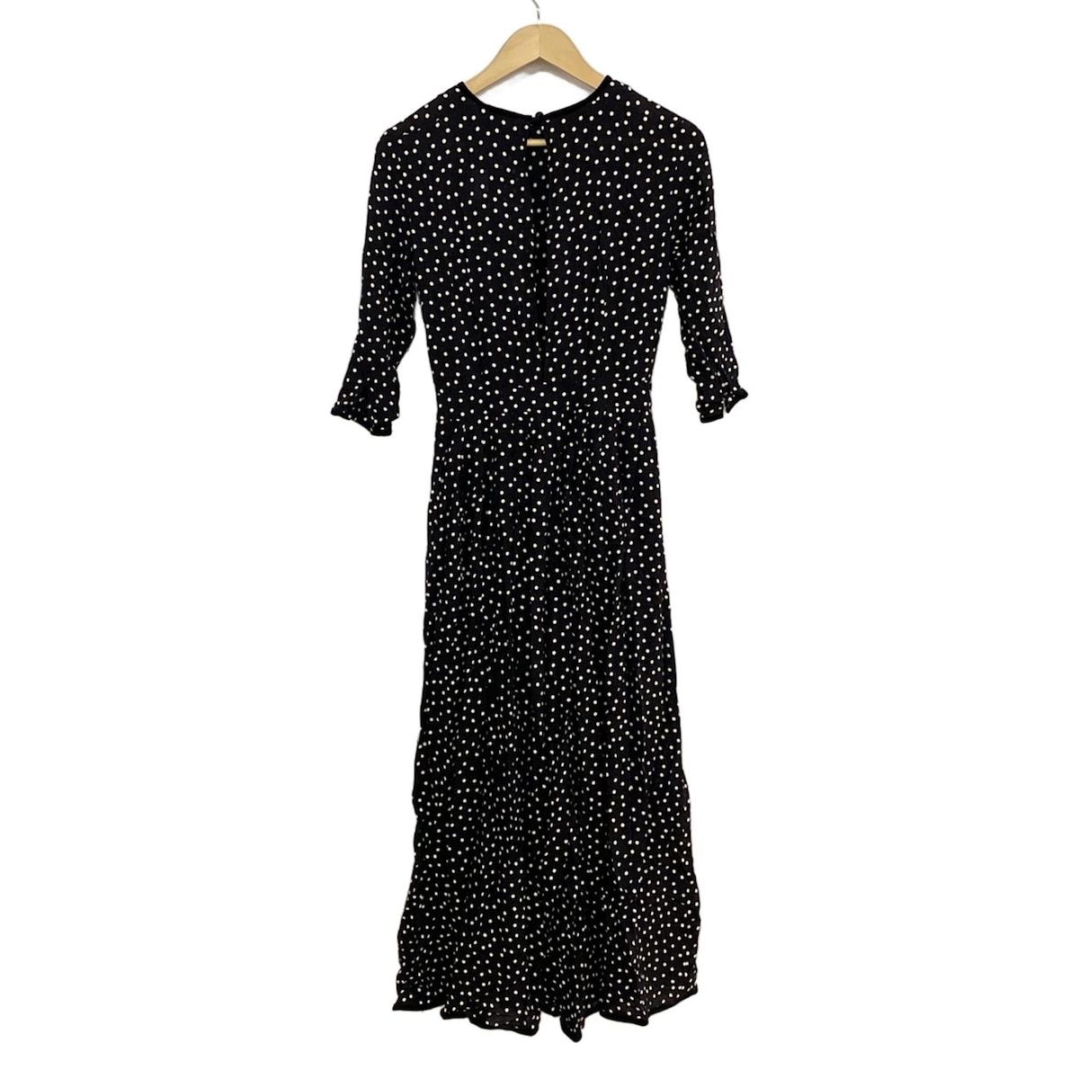 SINME(シンメ) ワンピース サイズS レディース美品 黒×アイボリー  