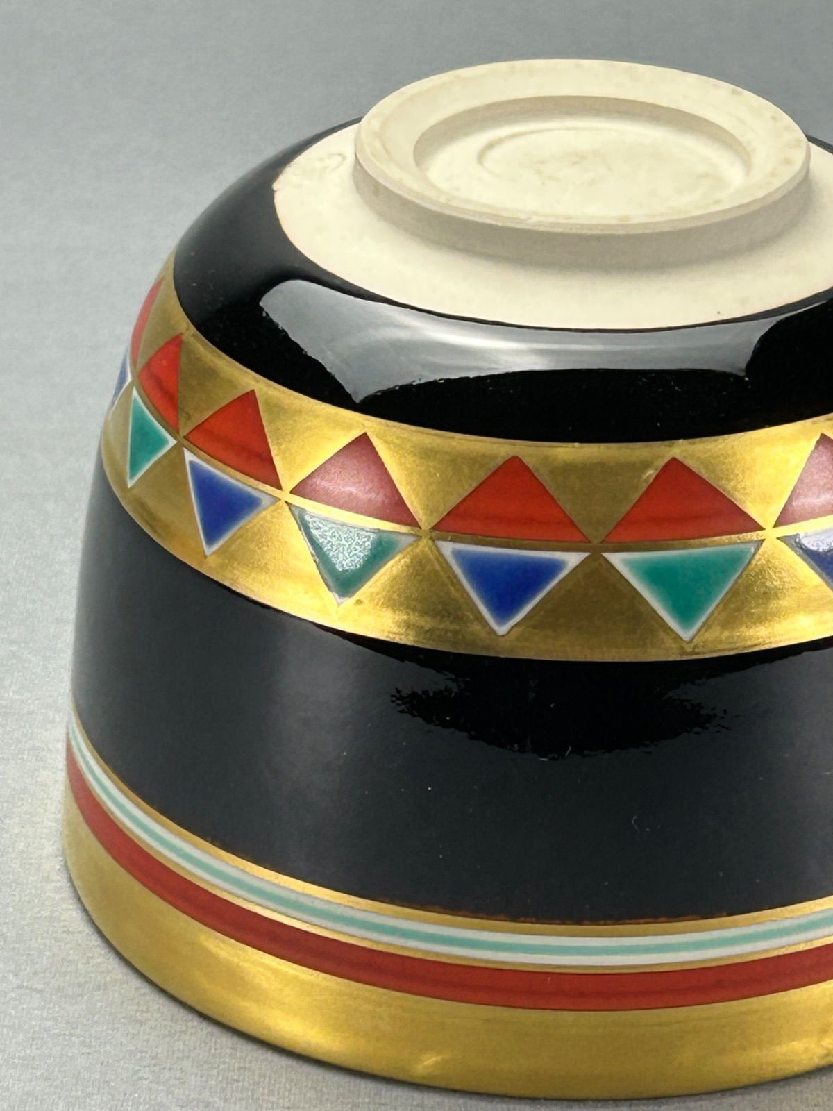 幽玄】手塚祥堂 金彩独楽絵 抹茶碗 共箱 茶道具 茶碗 - メルカリ