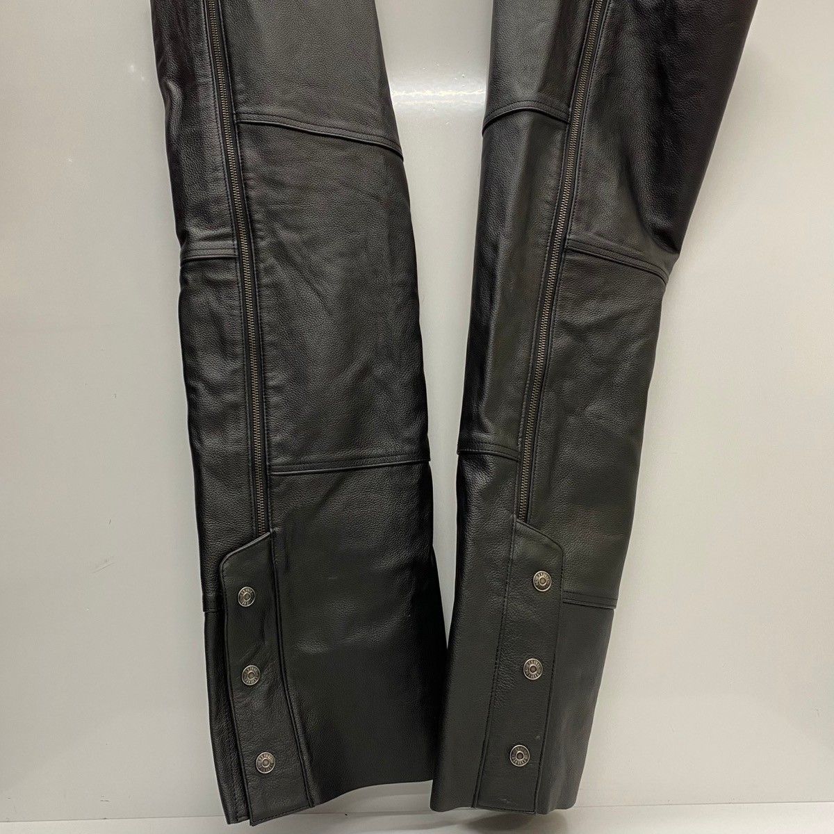 ハーレーダビッドソン レザーチャップス ハロッズ様用 レザーウィップ 本革 フリンジ 全3色 ハーレー ダビットソン ハンドル