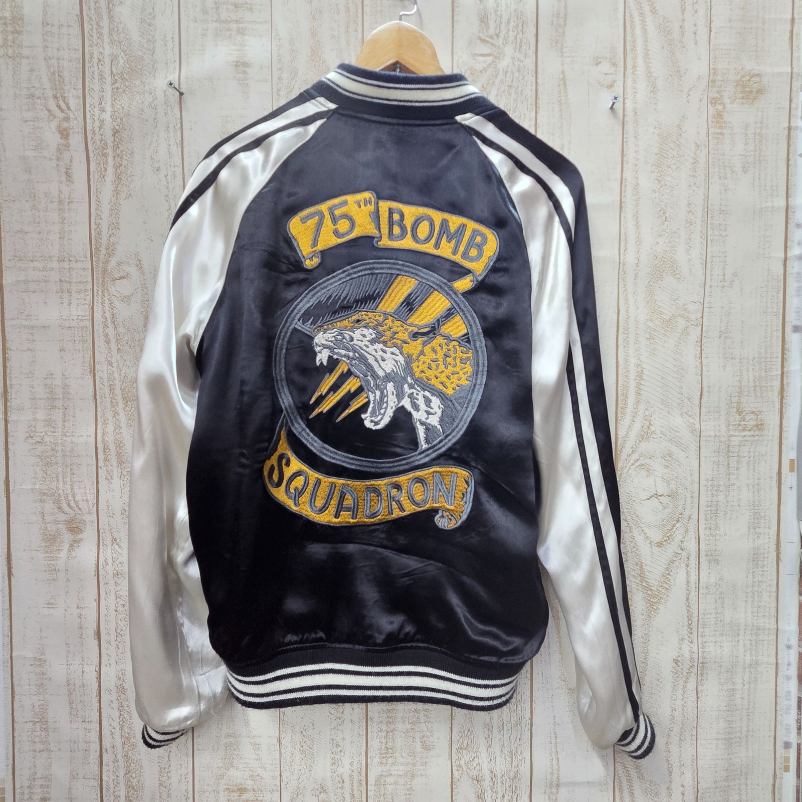 1 S01548 AVIREX リバーシブル スカジャン 鷹 ドラゴン 横須賀