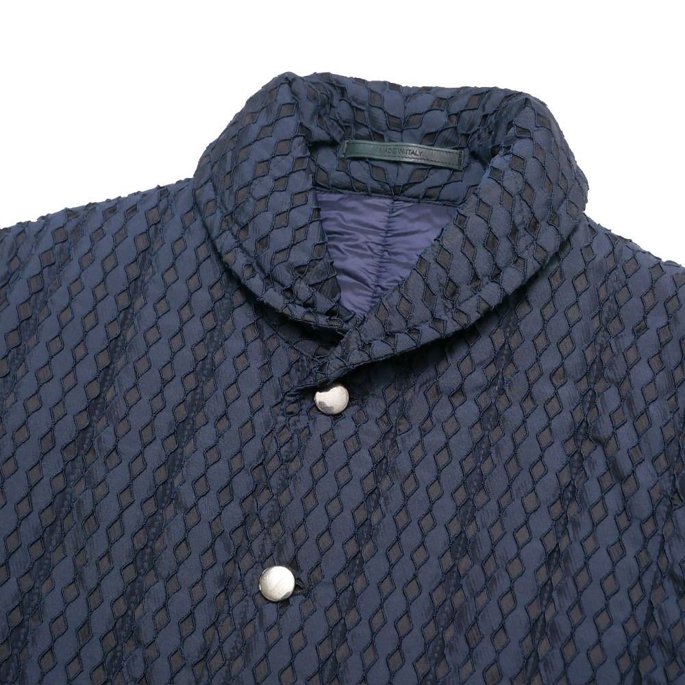 GIORGIO ARMANIジョルジオアルマーニ ノーカラージャケットイタリア製 GIORGIO ARMANI ジョルジオアルマーニ レディース ノーカラー