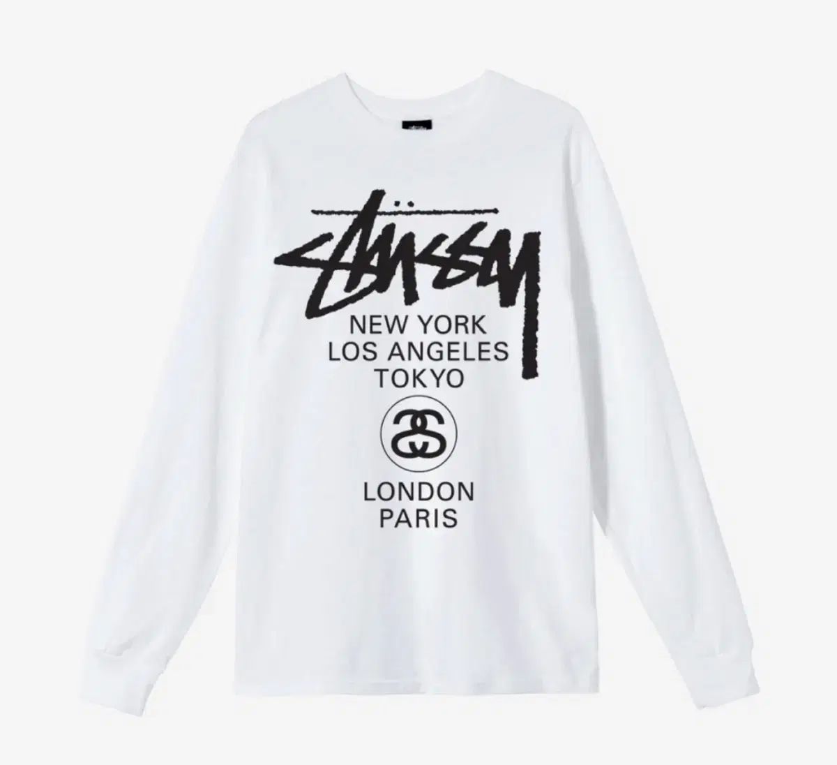 正規品 STUSSY ステューシー WORLD WORLD TOUR ロングスリーブ 未開封 新品 商品