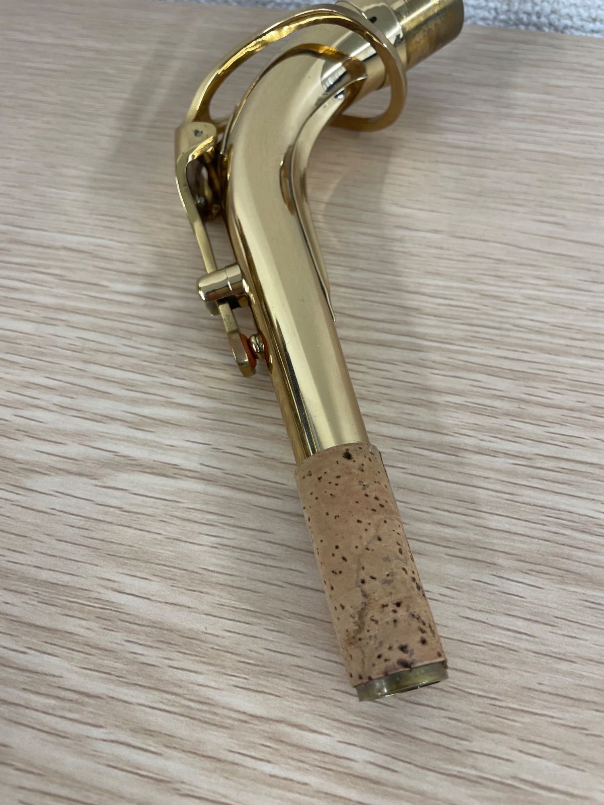 【値下げ！】ソプラノサックス ネック ゴールドラッカー 値下げ！】ソプラノサックス ネック ゴールドラッカー