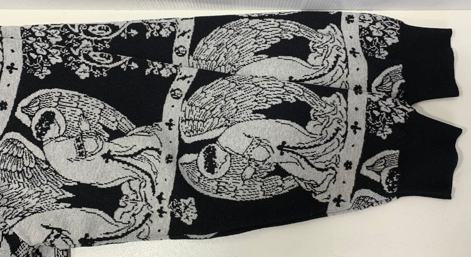 ジーエックス1000 GX1000 JACQUARD CREWNECK セーター ブラック XL 