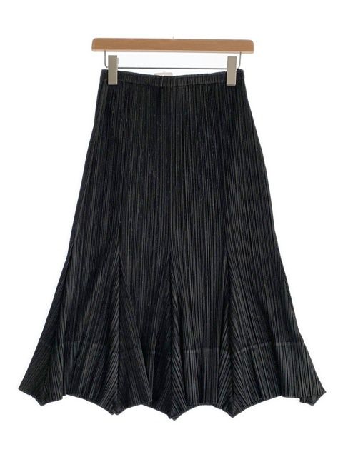 中古】PLEATS PLEASE ﾌﾟﾘｰﾂﾌﾟﾘｰｽﾞ ﾌﾟﾘｰﾂｽｶｰﾄ ﾛﾝｸﾞ ｺﾞﾑ ｲｰｼﾞｰ ISSEY