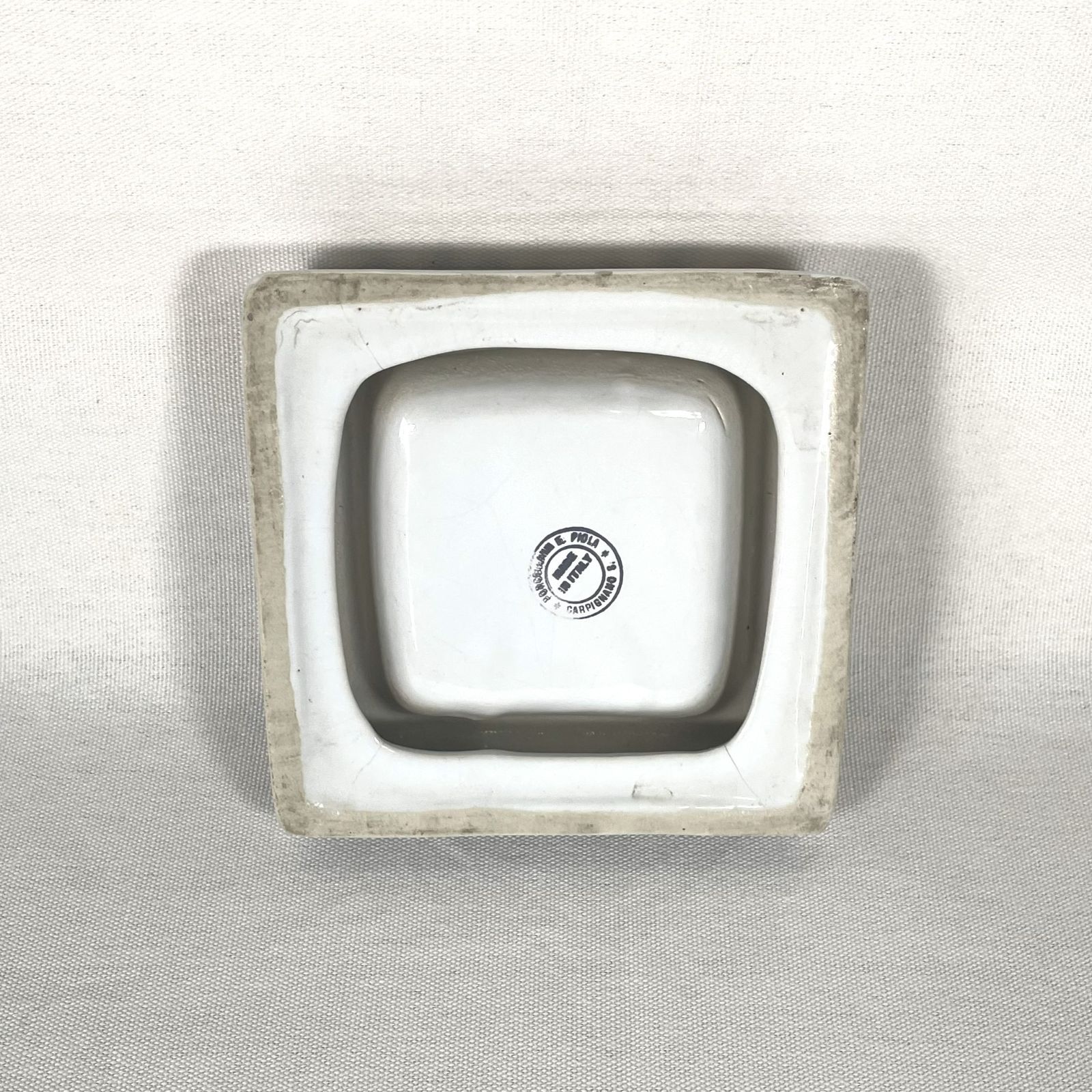 60s Campari Ceramic Ashtray カンパリ 60年代 イタリア製 灰皿