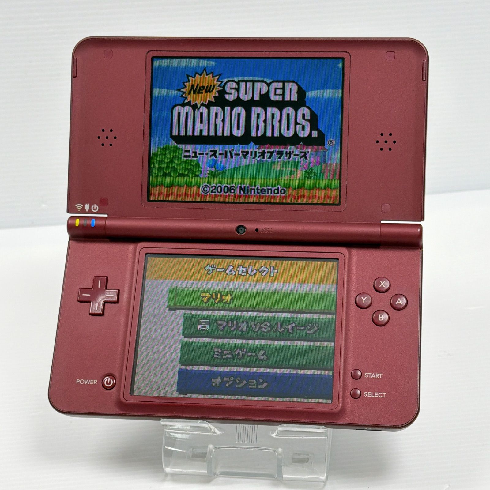 ニンテンドー DSiLL ワインレッド 遊べるセット 動作確認済み 良品