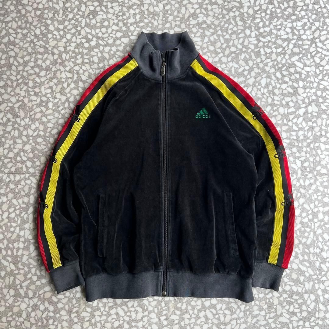 adidas / 00's velour track jacket オールドアディダス ベロア