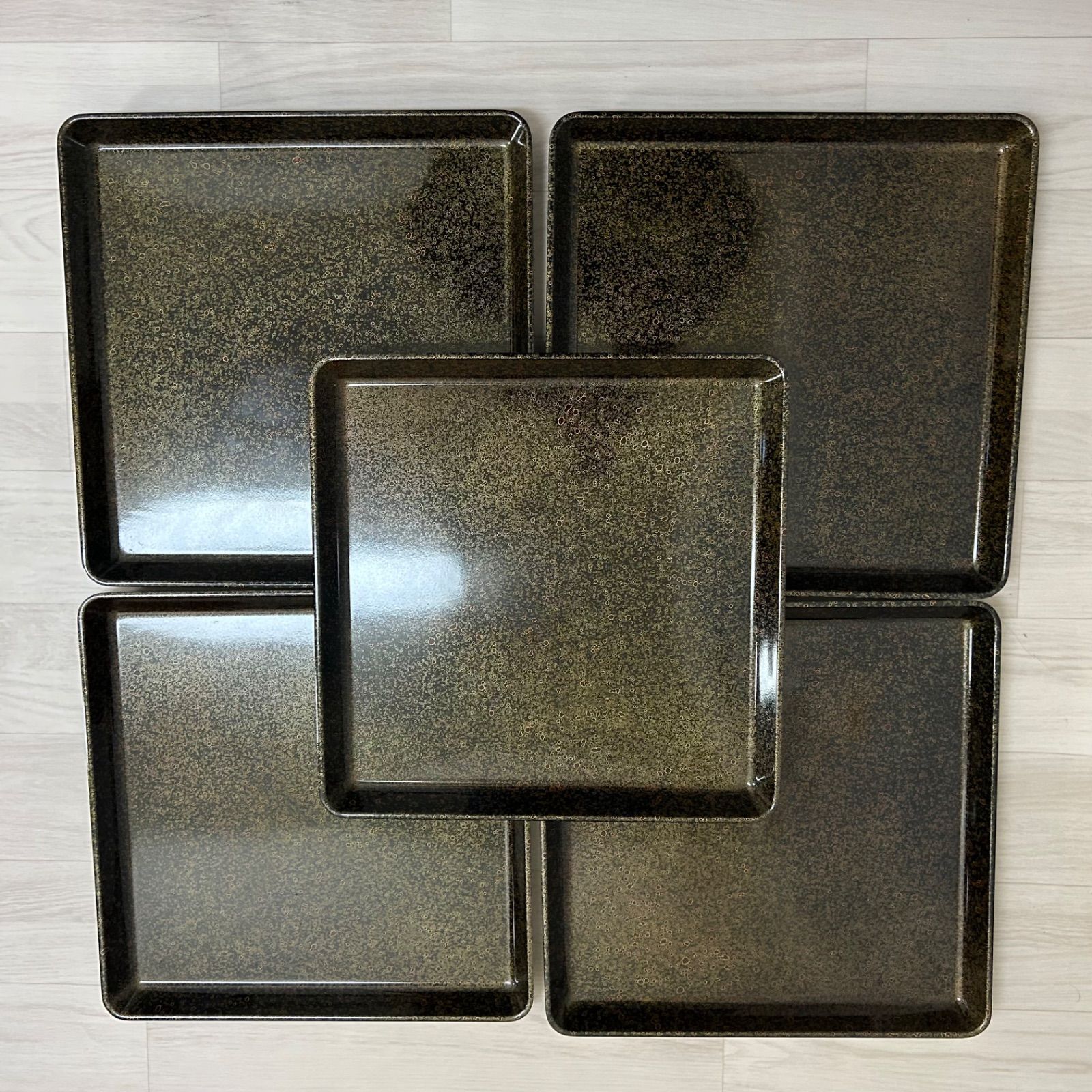 伝統工芸 津軽塗 御膳 5枚セット - メルカリ