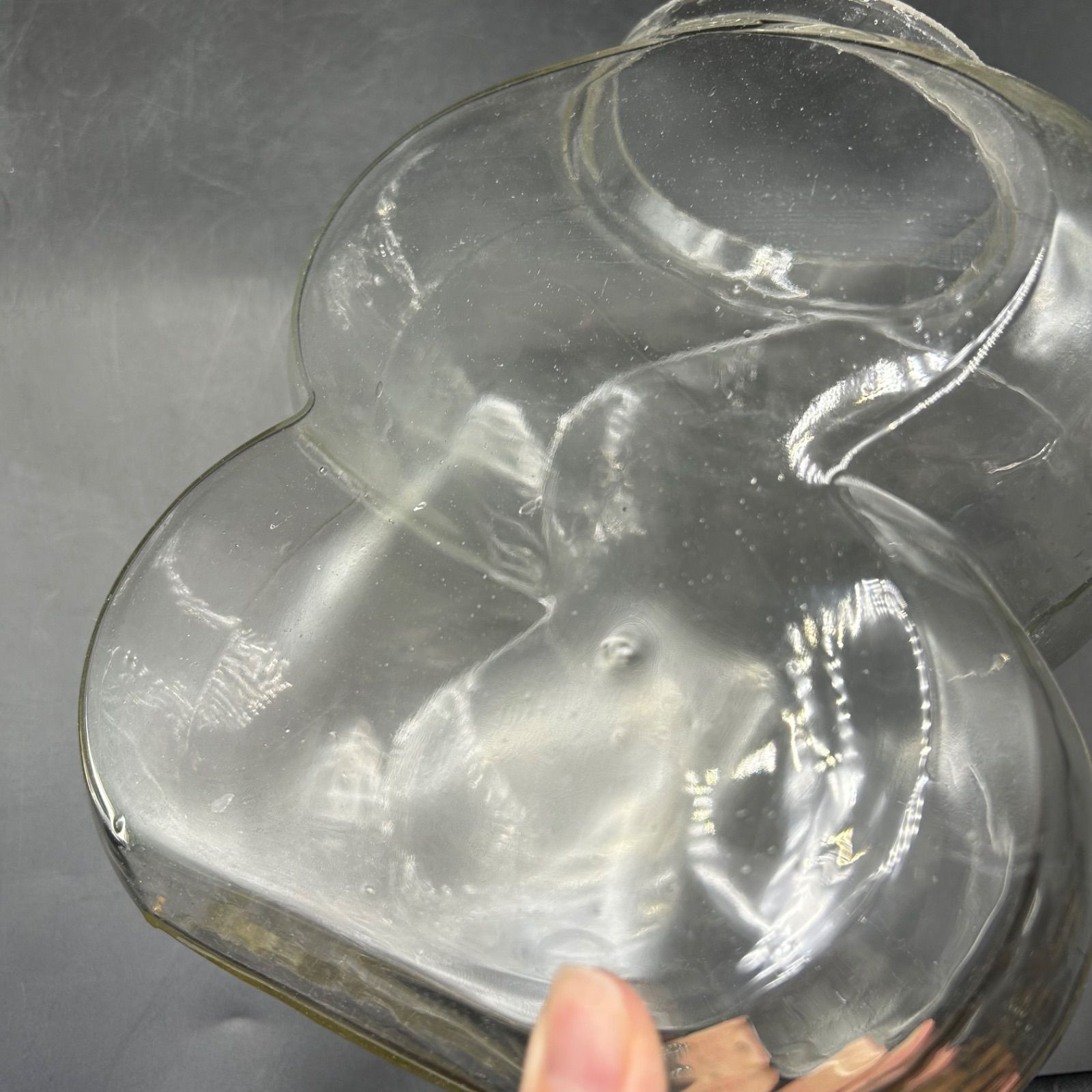 唐草文様 あめや瓶 菓子瓶 アルミ蓋 レア レトロ 昭和レトロ お菓子瓶