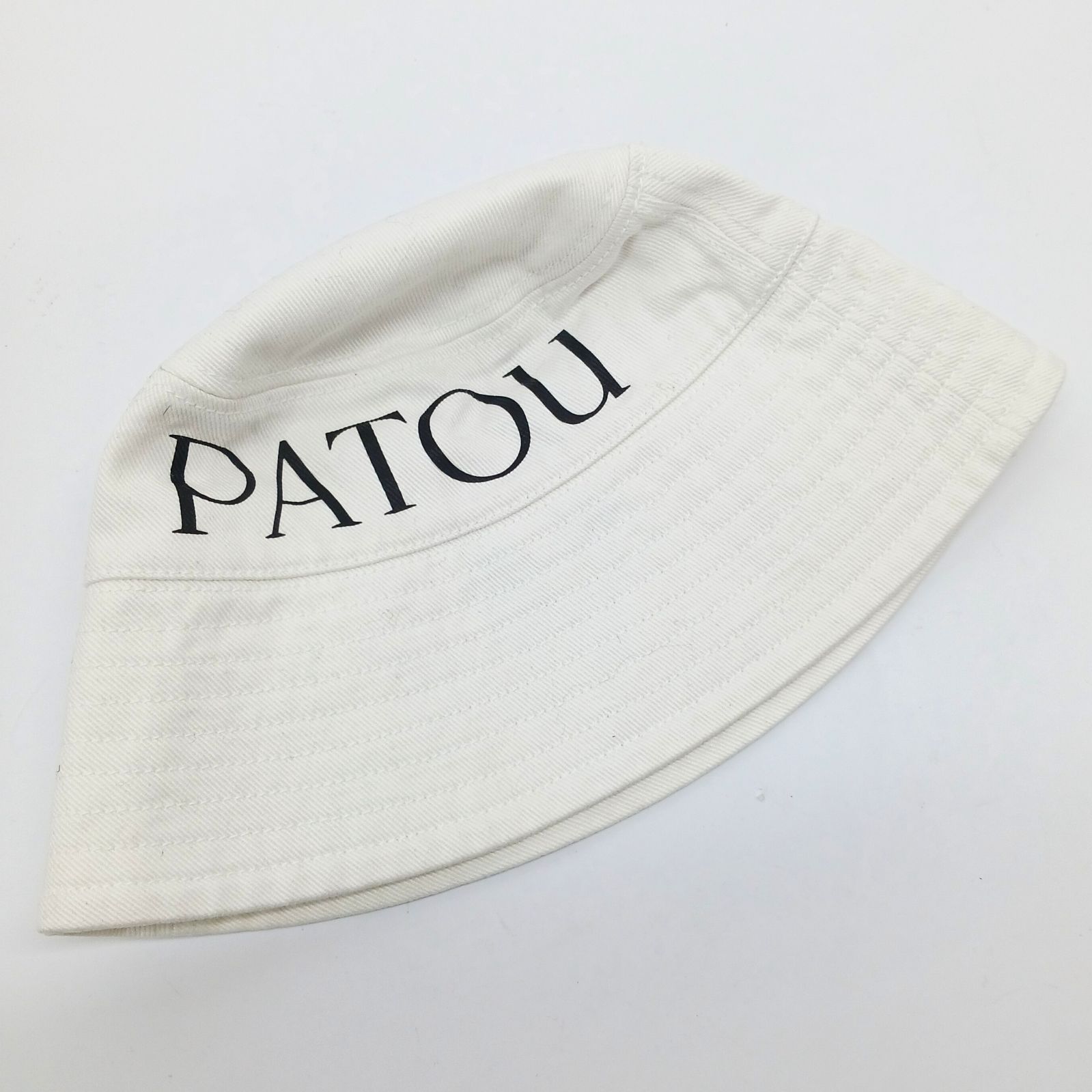 PATOU バケットハット XS-S ホワイト 正規品 Patou バケットハット XS/S ホワイト - メルカリ